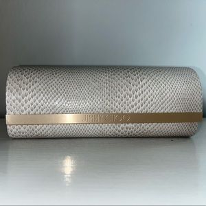 Jimmy Choo Snakeskin Sunglass Case
